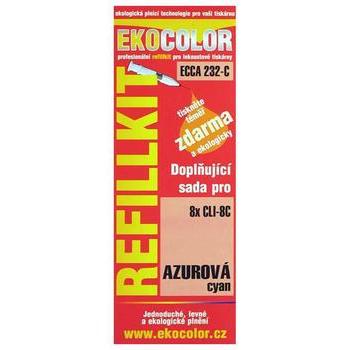 Refillkit EKOCOLOR ECCA 232-C, azurový (cyan), 2x20ml