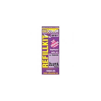 Refillkit EKOCOLOR ECEP 351-Y, žlutý (yellow), 2x20ml