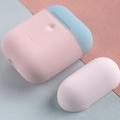 Elago Airpods 2 Silicone Duo Case - Pink/ White, Blue