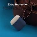 Elago Airpods 2 Silicone Duo Hang Case - Jeans Indigo/ White, Yellow