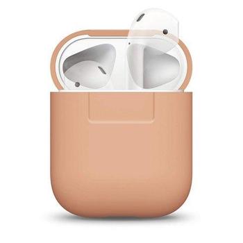 Elago Airpods Silicone Case - Peach