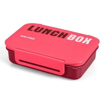 ELDOM Promis - LUNCHBOX jednokomorový s přepážkou pro přenášení i servírování potravin, růžová