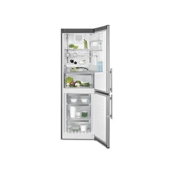 ELECTROLUX EN3390MOX CHLADNIČKA KOMBINOVANÁ S MRAZÁKEM DOLE Partner (15990)