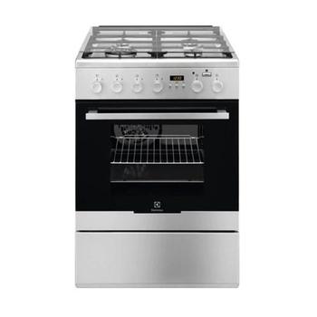 Sporák kombinovaný s plynovou deskou ELECTROLUX EKK64981OX, nerez