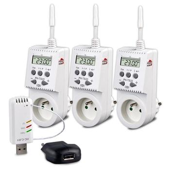 ELEKTROBOCK Home Control set s termo-zásuvkami HC-PH-TS20 SET3