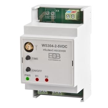 Dvou-kanálový přijímač ELEKTROBOCK WS304-2 5VDC