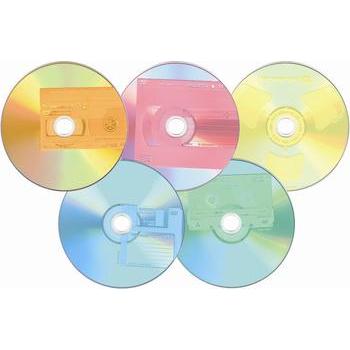 DVD-R médium EMGETON DVD-R 16x color retro edition, 25ks cakebox