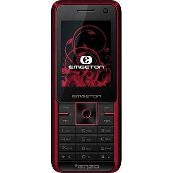 Mobilní telefon GSM EMGETON ENZO - 3G DualSIM, černo-červený (black-red)