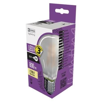 LED žárovka EMOS FILAMENT A60 6,5W(60W)