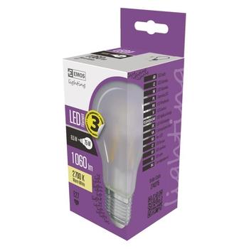 EMOS LED ŽÁROVKA FILAMENT A60 8,5W(75W) 1060lm WW FR. A++