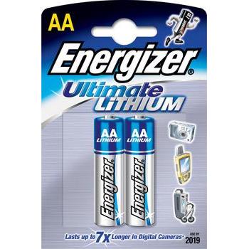 Akumulátory ENERGIZER Ultimate Lithium, 2ks