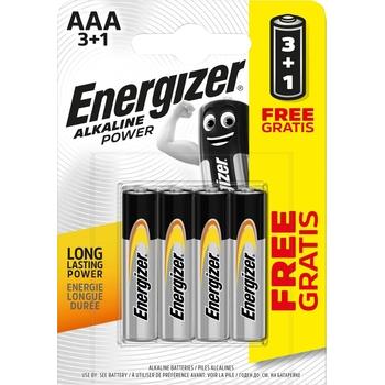 Baterie ENERGIZER Alkalina Power AAA/R03, Blistr, 4ks
