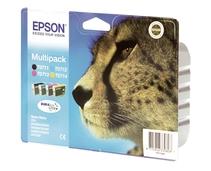 Obrázek k produktu: Inkoustová náplň EPSON  C13T071540, černá + azurová + purpurová + žlutá, multipack