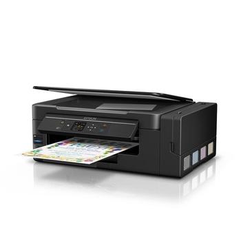 EPSON tiskárna ink L3070, 3in1, CIS, A4, 33ppm black, 4ink, USB, Wi-Fi, SD card reader, LCD touch-pa