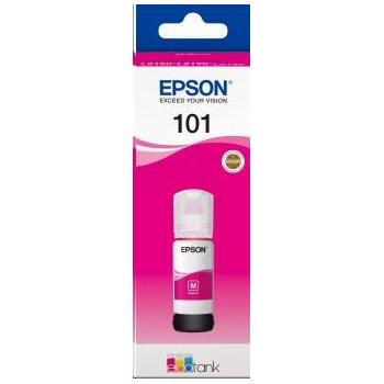 Inkoustová náplň EPSON EcoTank bottle 101, purpurový (magenta), 70 ml