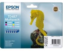 Obrázek k produktu: EPSON  C13T04874010, černá + azurová + purpurová + žlutá, multipack