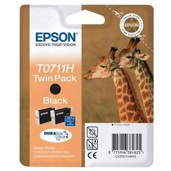 Inkoustová náplň EPSON C13T07114H10, černá (black), 22,2ml