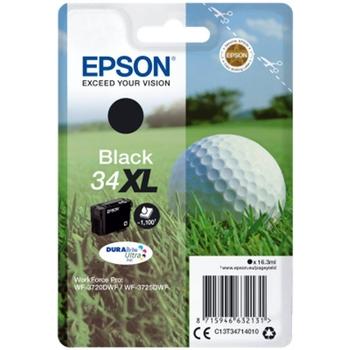 Inkoustová náplň EPSON T3471 (č.34XL) Golfový míček, černý (black), 16,3ml
