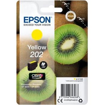 Inkoustová náplň EPSON T02F44 (č.202) Kiwi, žlutá (yellow), 4,1 ml