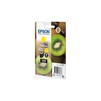 Inkoustová náplň EPSON T02H44 (č.202XL) Kiwi, žlutá (yellow), 8,5 ml