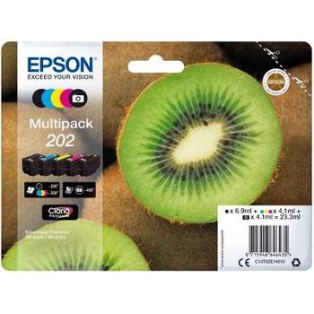 Inkoustová náplň EPSON T02E74 (č.202) Kiwi, multipack