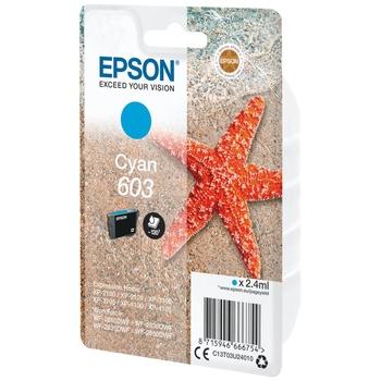 Inkoustová náplň EPSON 603, azurový (cyan)