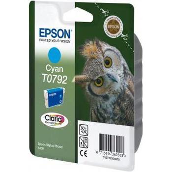 Inkoustová náplň EPSON  C13T07924010, azurová (cyan), 11ml