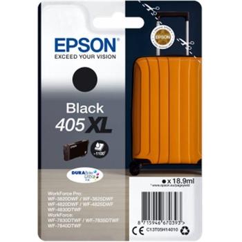 Inkoustová náplň EPSON 405XL, černá (black), 1.100 stran