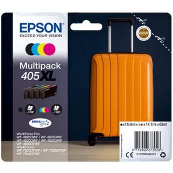 Inkoustová náplň EPSON Multipack 405XL, cmyk, 4x1.100 stran