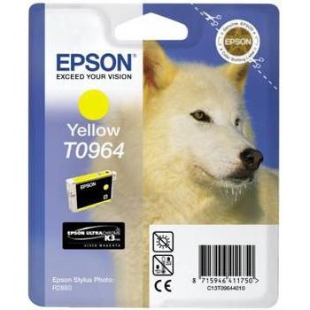 Inkoustová náplň EPSON  T0964, žlutá (yellow), 11ml