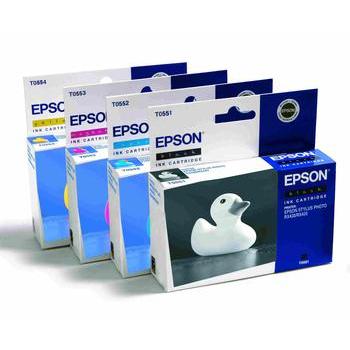 Inkoustová náplň EPSON C13T055140, černá (black), 8 ml