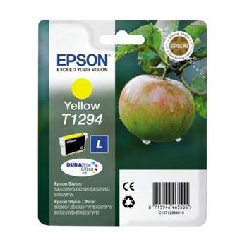 Inkoustová náplň EPSON  T1294, žlutá (yellow), 7ml