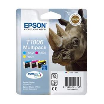 Inkoustová náplň EPSON  T1006, CMY, multipack