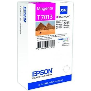 Inkoustová náplň EPSON T7013 C13T70134010 purpurová (magenta)