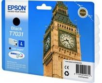 Obrázek k produktu: Inkoustová náplň EPSON  T7031, černá (black), 1.200 stran