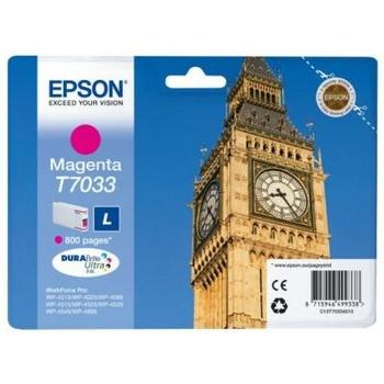 Inkoustová náplň EPSON T7033 C13T70334010 purpurová (magenta)