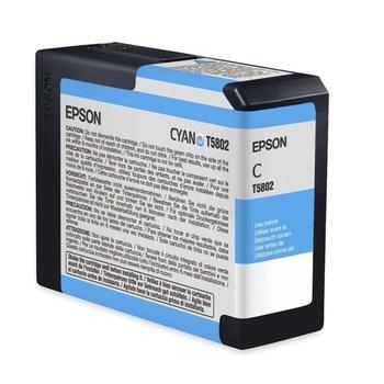 Inkoustová náplň EPSON T580200 azurová (cyan)