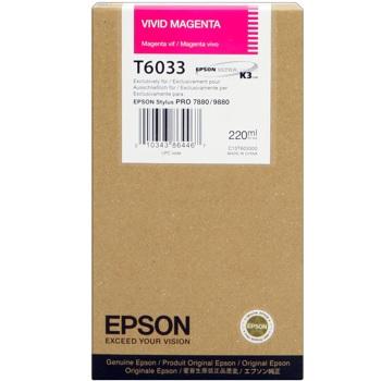 Inkoustová náplň EPSON T603300 purpurová 