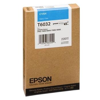 Inkoustová náplň EPSON T603500, light cyan, 220 ml