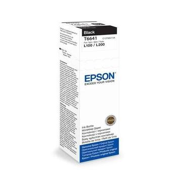 Inkoustová náplň EPSON T6641, černý (black)