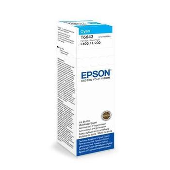 Inkoustová náplň EPSON  T6642, azurový (cyan)
