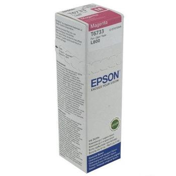 Inkoustová náplň EPSON T6733, purpurová , 70 ml