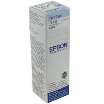 Toner EPSON T6735 světle azurová (light cyan)