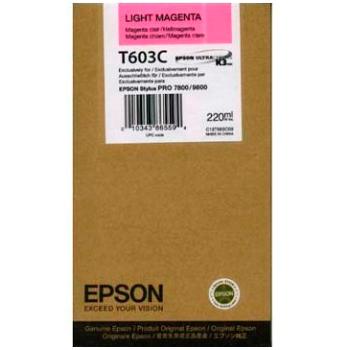 Inkoustová náplň EPSON  T603C, light magenta, 220 ml
