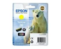 Obrázek k produktu: EPSON  T2614 (č.26) lední medvěd, žlutá (yellow)