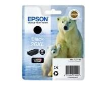 Obrázek k produktu: EPSON  T2621 (č.26XL) lední medvěd, černý (black)