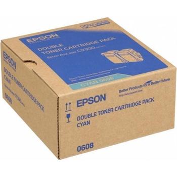 Toner EPSON C13S050608, azurový (cyan), 15.000 stran