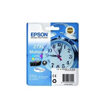 Inkoustová náplň EPSON  C13T27154010 (č.27XL), CMY, 3x1100 stran