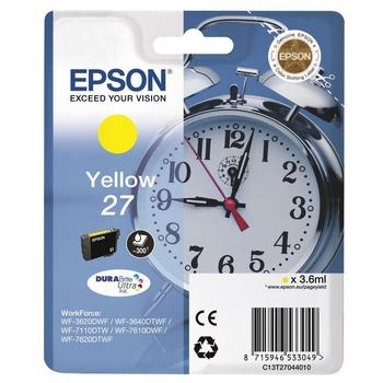 Inkoustová náplň EPSON C13T27044010 (č.27) žlutá (yellow)