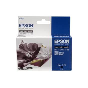 Inkoustová náplň EPSON  C13T059940, světle světle černá (light light black), 17 ml